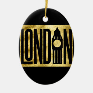LONDON JULGRANSPRYDNAD KERAMIK