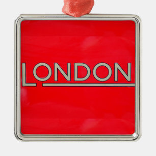 London Julgransprydnad Metall