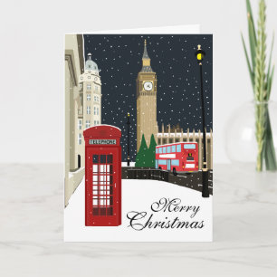 London - julkort, Helgdag Card Helgkort