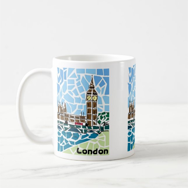 London kaffemugg (Vänster)