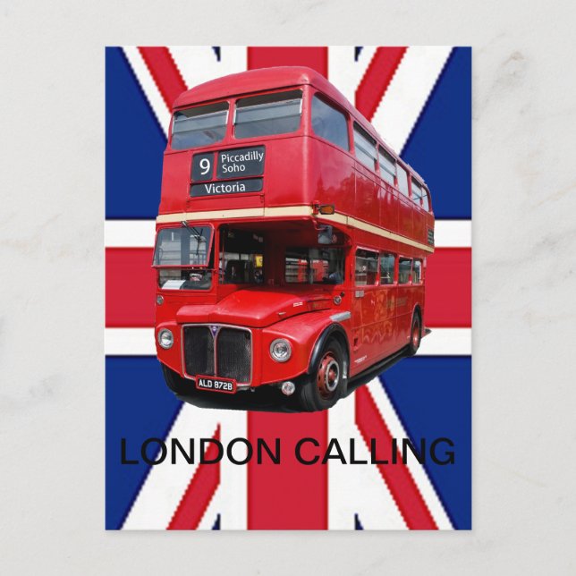 LONDON KALLAR POSTCARD VYKORT (Framsida)