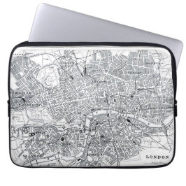 London Karta Laptop Fodral