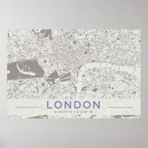 London karta poster