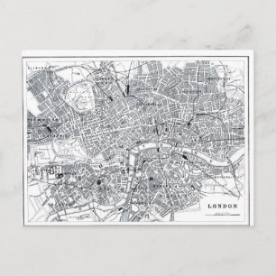 London Karta Vykort