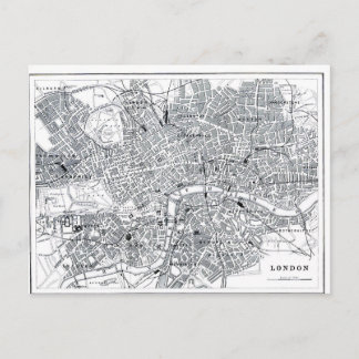 London Karta Vykort