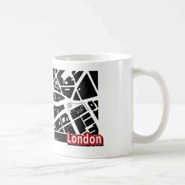 London kartamugg kaffemugg (Höger)