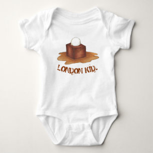 London Kid Sticky Toffee Pudding British Food UK Tee Shirt