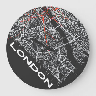 London Klockdesign Stor Klocka