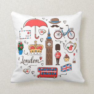 London klotter kudde
