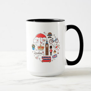 London klotter mugg