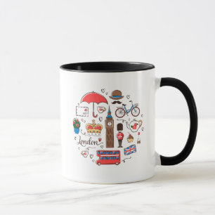 London klotter mugg