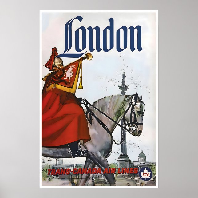 London konst England Resa Affisch TCA Tryck (Framsidan)