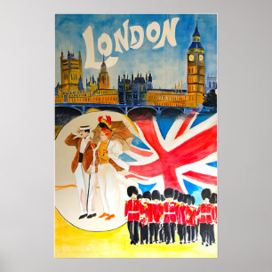 London konst England Resa Affisch UK Tryck engelsk