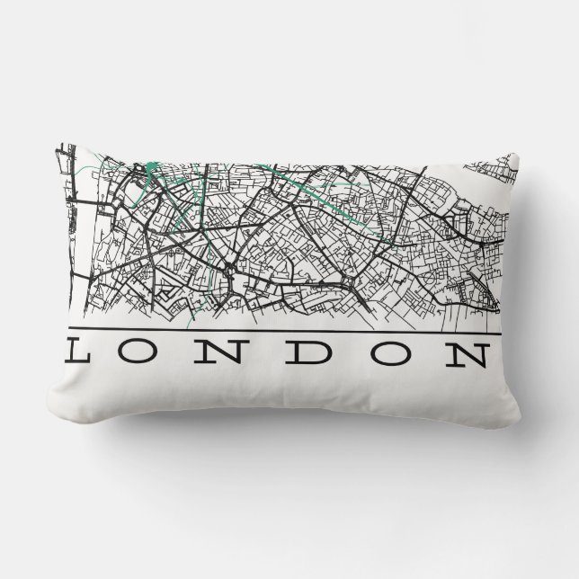 London Kudddekor Lumbarkudde (Framsida)