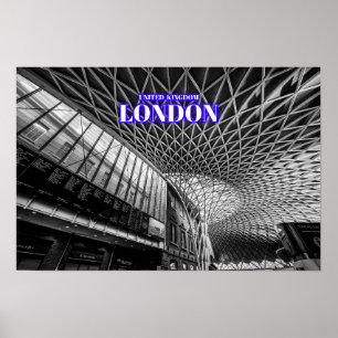 London Kung Kor Station St. Pancreas Station Poster