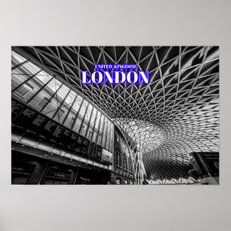 London Kung Kor Station St. Pancreas Station Poster
