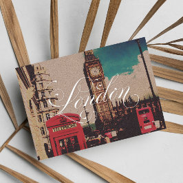 London Landmark Vintage Photo Vykort