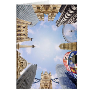 London Landmarks Hälsningskort