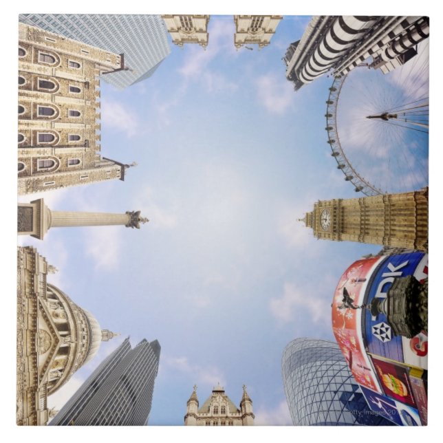 London Landmarks Kakelplatta (Framsidan)