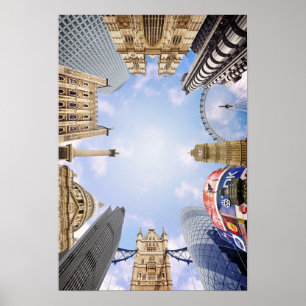 London Landmarks Poster