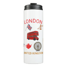 London Landmarks Travel-ThLED Print