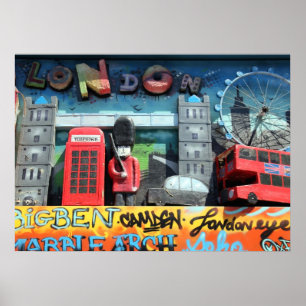 London Landmarksaffisch Poster