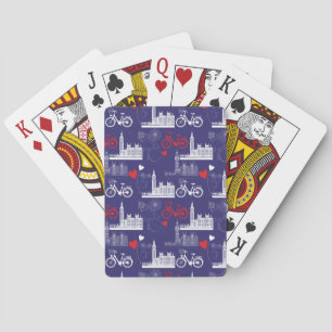 London Landmarksmönster Spel Kort
