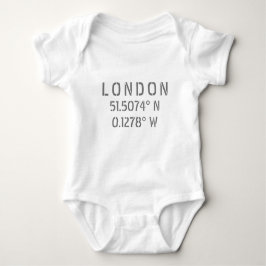 London Latitude & Longitud T Shirt