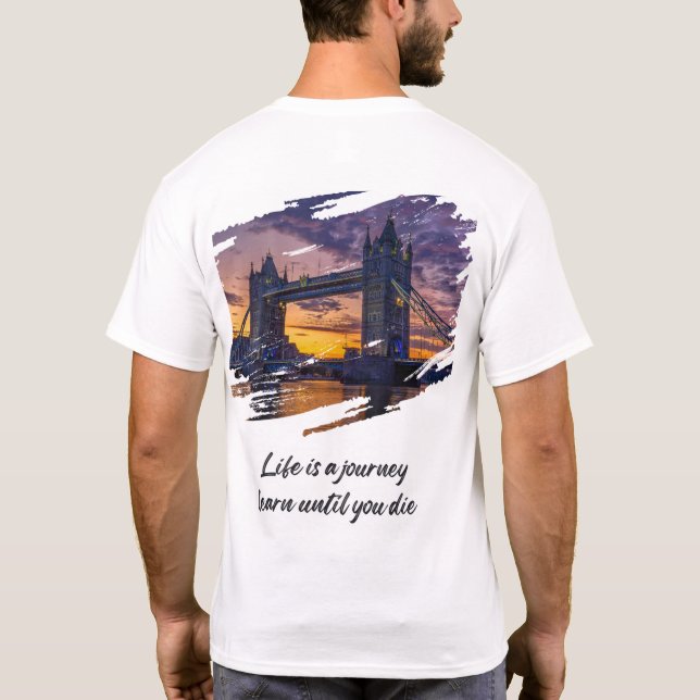"London Legacy: Sunset Silhouette" T Shirt (Baksida)