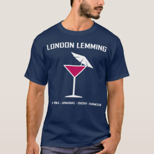 London Lemming Cocktail Johnny English Movie famil T Shirt