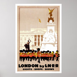 London LNER England Vintage resor Poster
