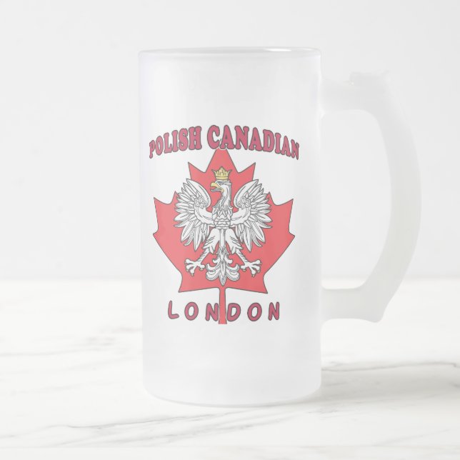 London Löv Canadian Frostat Ölglas (Höger)