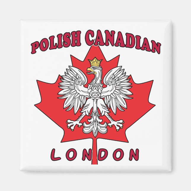 London Löv Canadian Magnet (Framsidan)