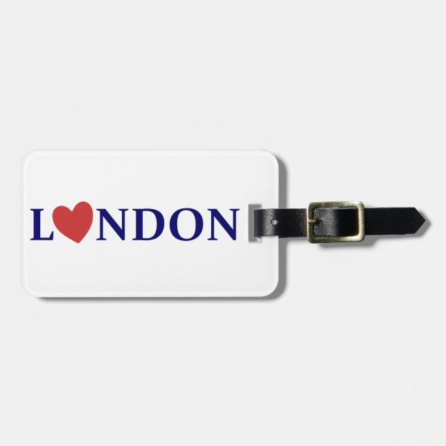 London love bagagebricka (Horisontell Framsida)