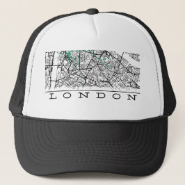 London Map cap Keps