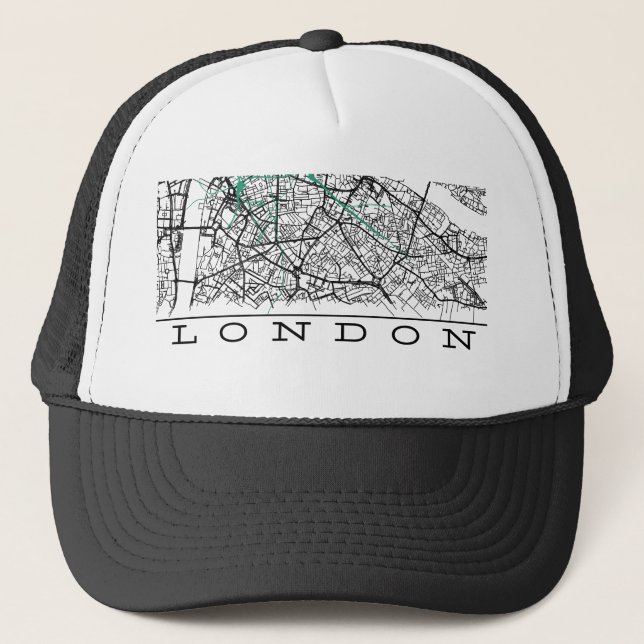 London Map cap Keps (Framsida)