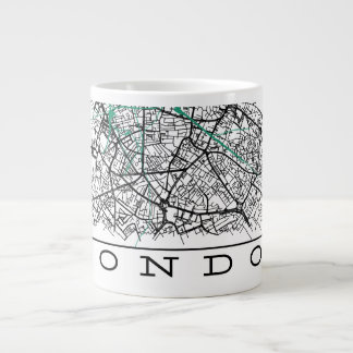 London Map Mug Jumbo Mugg