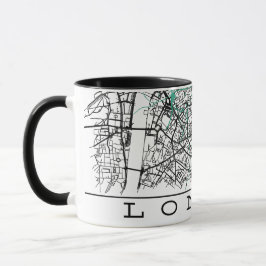 London Map Mug Mugg