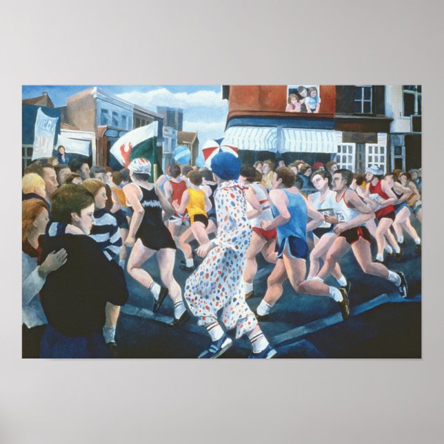 London Marathon 1996 Poster (Framsidan)