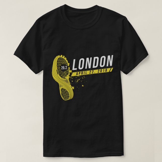 London Marathon 2018 T Shirt (Design framsida)