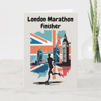 London Marathon Finisher Grattiss Card Kort
