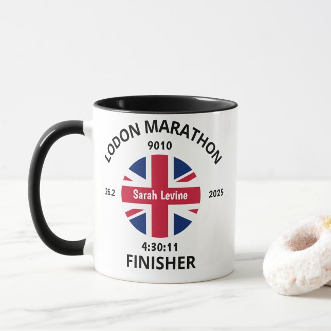 London Marathon Finisher Running Gift for Springer Mugg (Med munk)