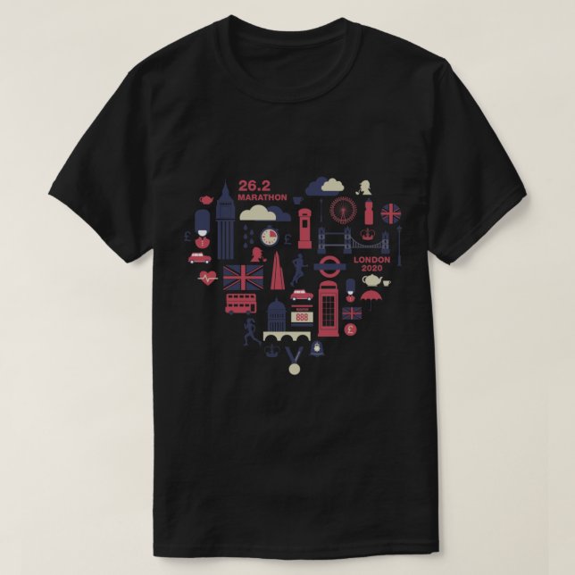 London Marathon T Shirt (Design framsida)