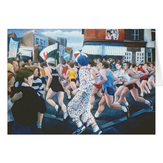 London maraton 1996 hälsningskort (Framsidan Horizontal)