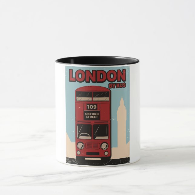 London med buss mugg (Center)