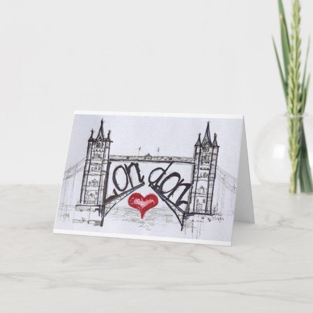 London med kärlek kort (Framsida)