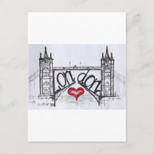 London med kärlek vykort