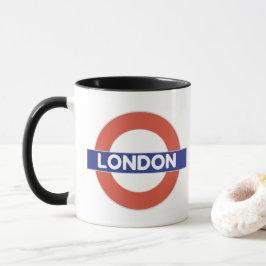 London, med Union flagga Mugg