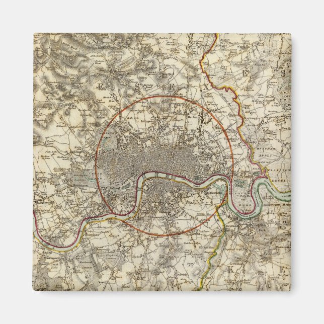 London-miljöer Magnet (Framsidan)