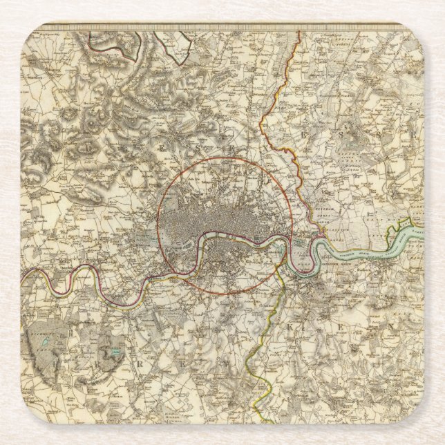 London miljöer underlägg papper kvadrat (Framsidan)